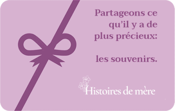 Aperçu du certificat cadeau Histoires de mère